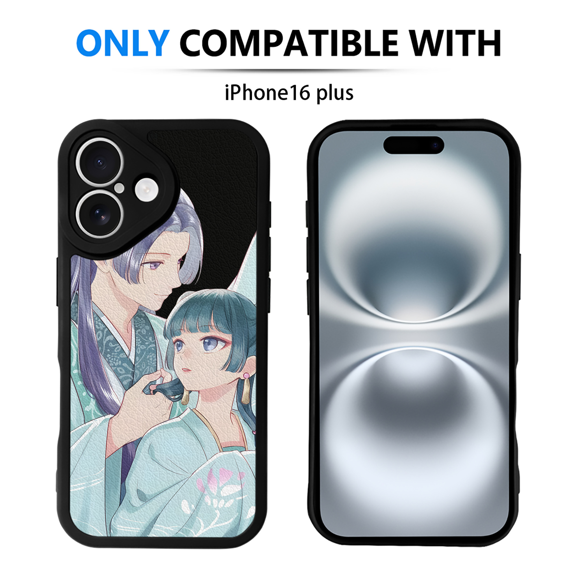 （画像用） 薬屋のひとりごと The Apothecary Diaries 【iPhone 16シリーズ対応】シリコンスマホケース（レザー調） 材質：シリコン